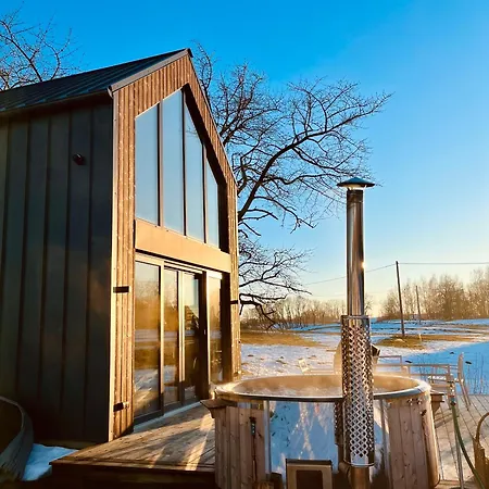 Holiday home Vilanovka - Z Prywatna Balia Przy Stawie I Lesie *