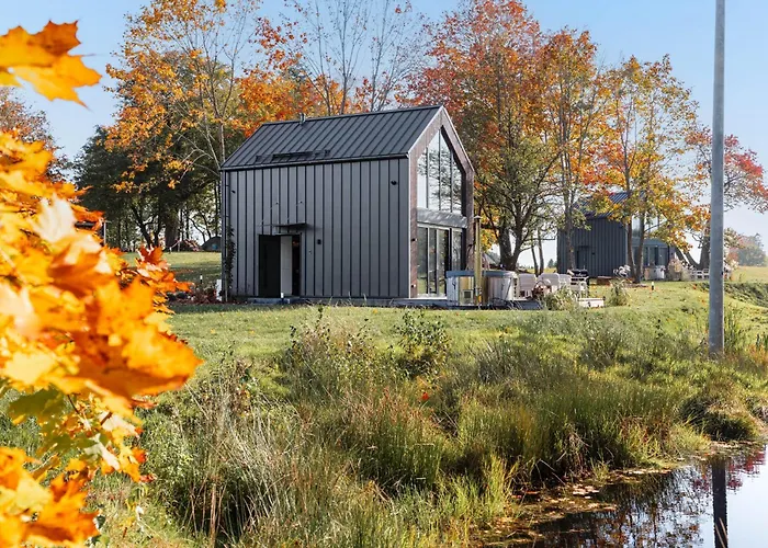 בית נופש Vilanovka - Z Prywatna Balia Przy Stawie I Lesie