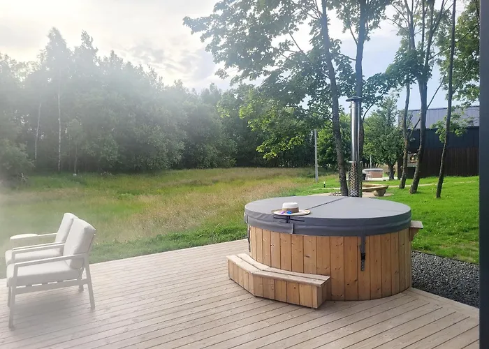 Vilanovka - Z Prywatna Balia Przy Stawie I Lesie בית נופש *