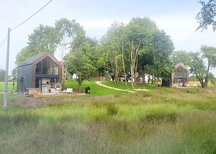 בית נופש Vilanovka - Z Prywatna Balia Przy Stawie I Lesie Wilanowo (Kartuzy)