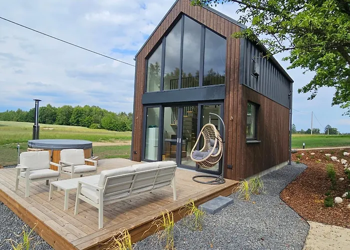 Vilanovka - Z Prywatna Balia Przy Stawie I Lesie בית נופש *