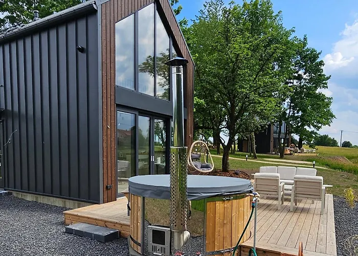 Vilanovka - Z Prywatna Balia Przy Stawie I Lesie בית נופש *