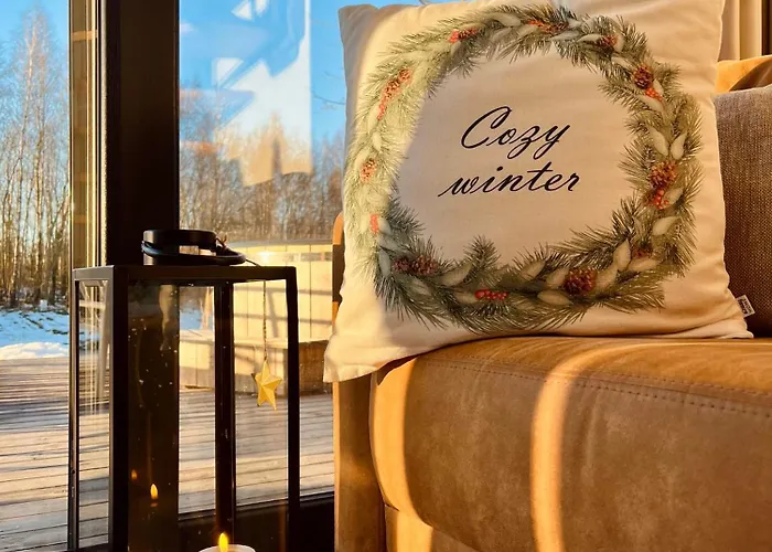 בית נופש Vilanovka - Z Prywatna Balia Przy Stawie I Lesie Wilanowo (Kartuzy)