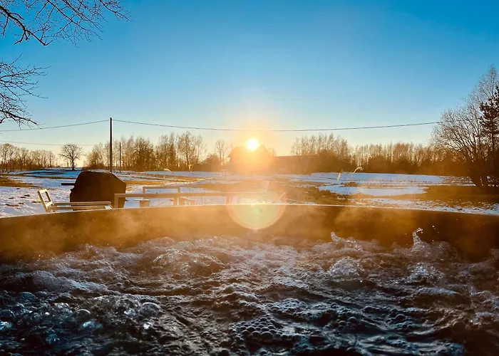 Vilanovka - Z Prywatna Balia Przy Stawie I Lesie בית נופש